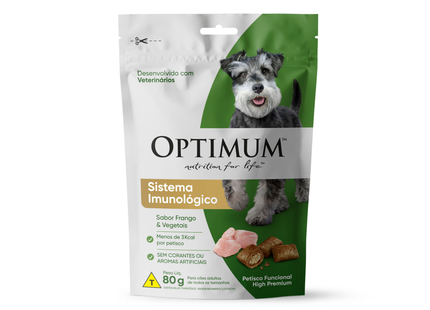Petisco Optimum Dog Sistema Imunológico