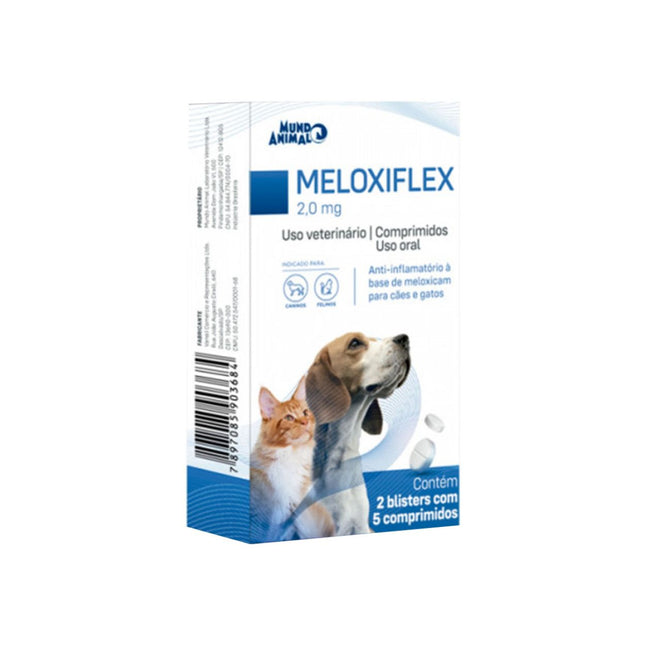 Anti-inflamatório Meloxiflex 2mg para Cães