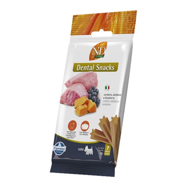 Petisco Funcional N&D Pumpkin Snack Canine Cordeiro Adult Mini