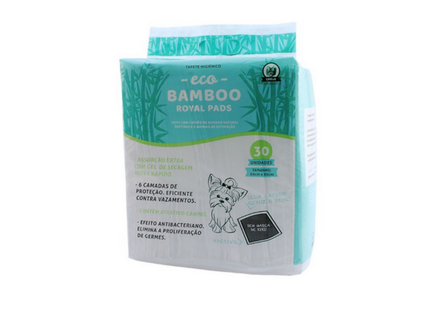 Tapete Higiênico Eco Bamboo para Cães 60 x 80 cm