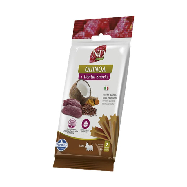 Petisco Funcional N&D Quinoa Snack Canine Veado Adult Mini
