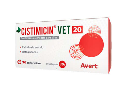 Cistimicin Vet 20 com 30 Comprimidos