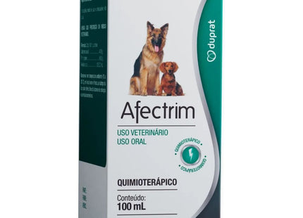 Antibiótico Afectrim Duprat Suspensão Oral 100ml para Cães e Gatos