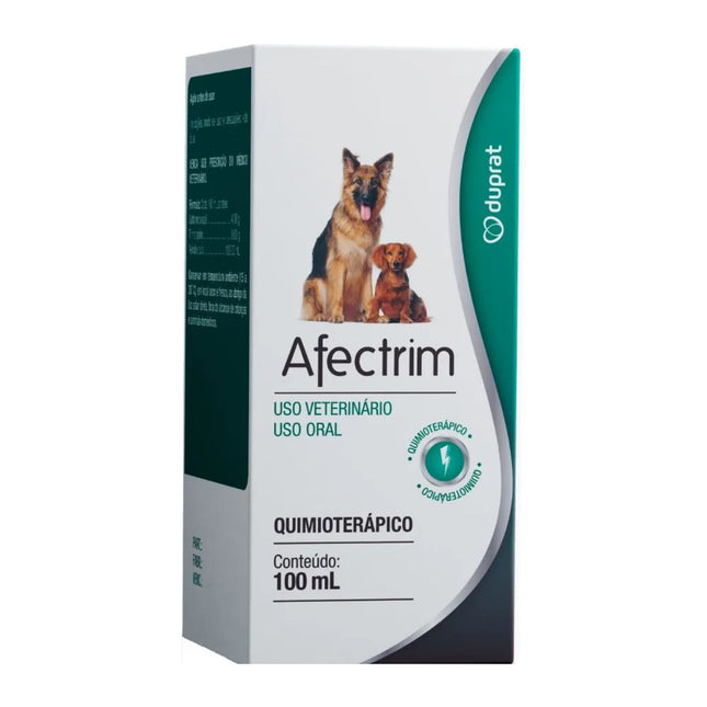Antibiótico Afectrim Duprat Suspensão Oral 100ml para Cães e Gatos