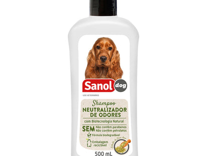 Shampoo Neutralizador de Odores Sanol Dog 500 ml