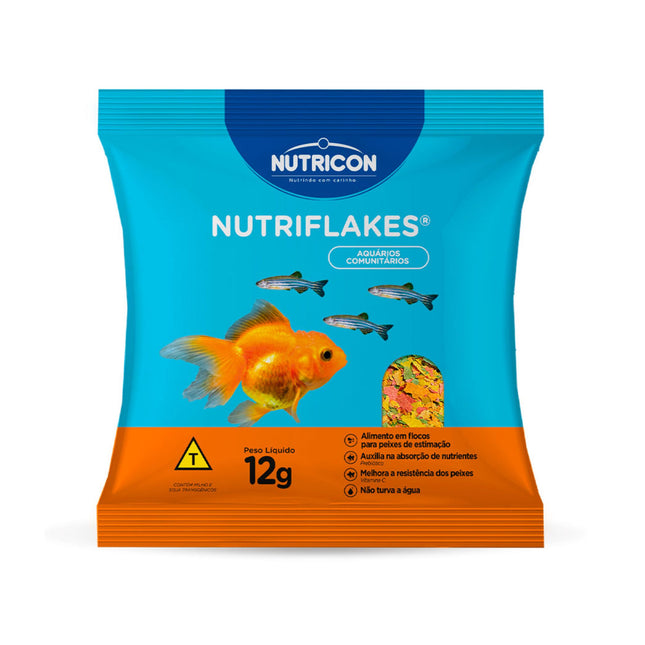 Ração Nutricon Flakes 12g