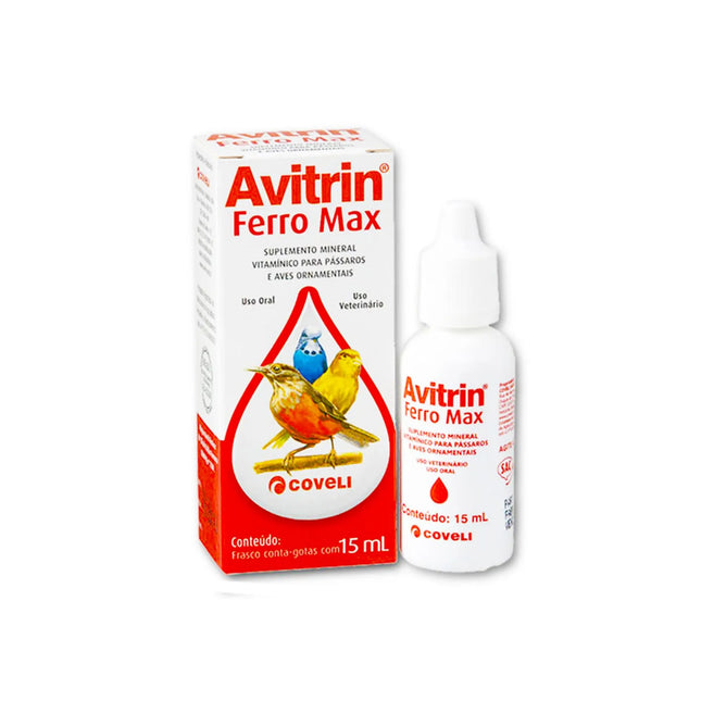 Suplemento Vitamínico Avitrin Ferro para Aves