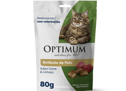 Petisco Optimum Cat Anti Bola Pelo