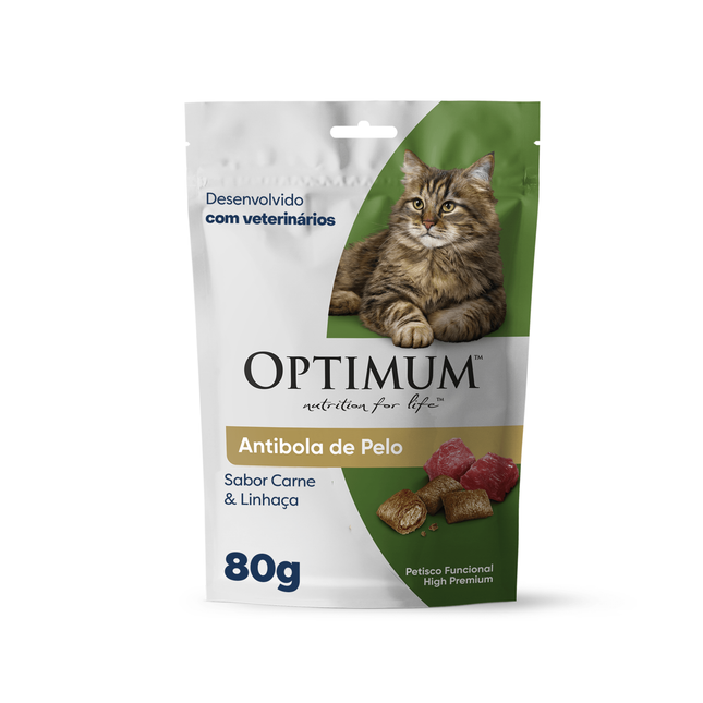 Petisco Optimum Cat Anti Bola Pelo