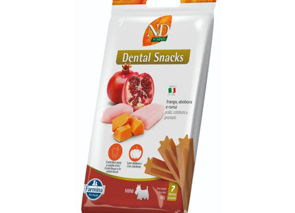 Petisco Funcional N&D Pumpkin Snack Canine Frango Adult Mini