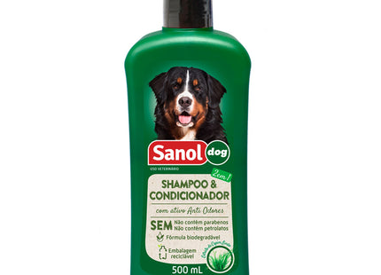 Shampoo e Condicionador Sanol Dog 500 ml