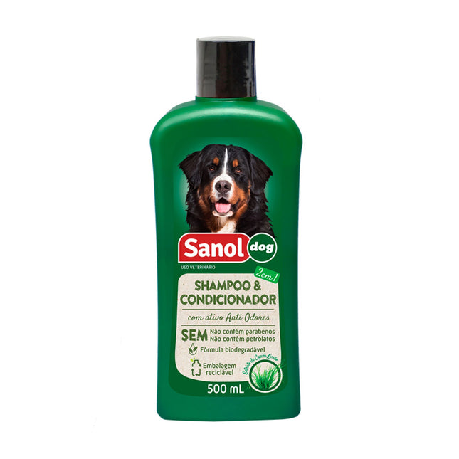 Shampoo e Condicionador Sanol Dog 500 ml
