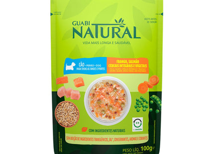 Ração Úmida Guabi Natural para Cães Adultos Sabor Salmão e Frango