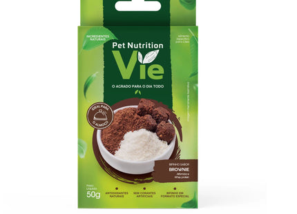 Petisco Vie para Cães Pet Nutrition - Brownie com Alfarroba 50 g