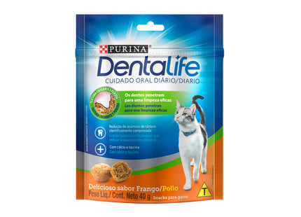 Petisco Dentalife para Gatos Adultos Frango 40 g – Purina
