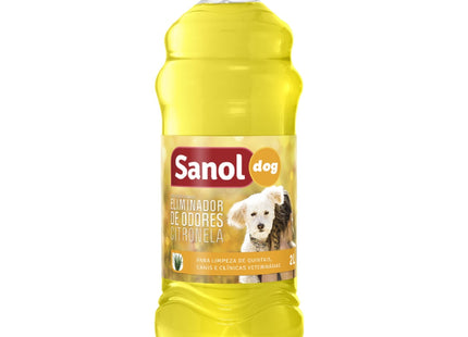 Eliminador de Odores Sanol Dog Citronela 2 Litros