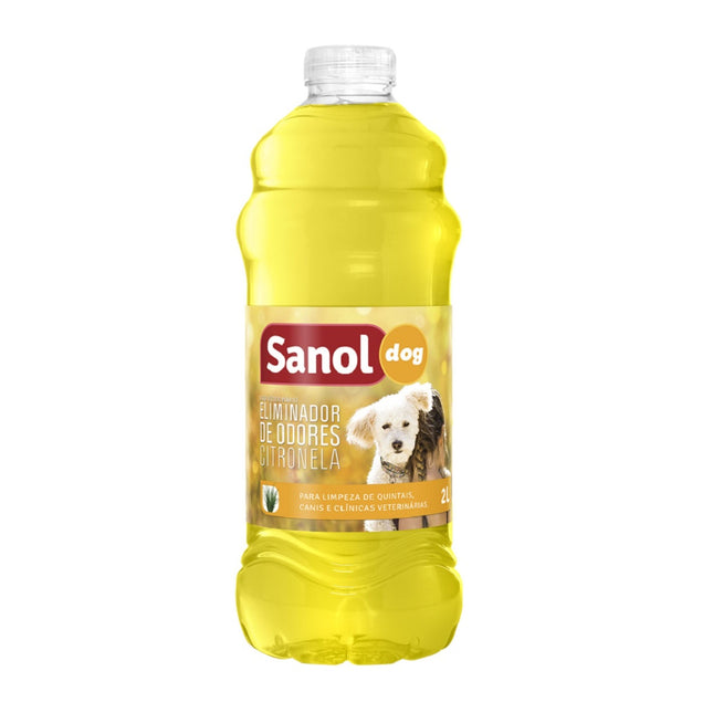 Eliminador de Odores Sanol Dog Citronela 2 Litros