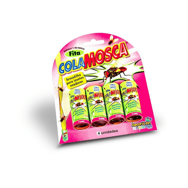 Fita Cola Mosca C/4 Und.