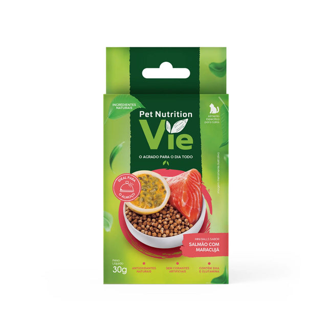 Petisco para Gatos Pet Nutrition - Salmão com Maracujá 30 g