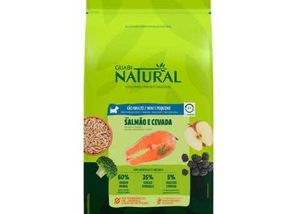 Ração Guabi Natural para Cães Adultos de Porte Pequeno Sabor Salmão e Cevada