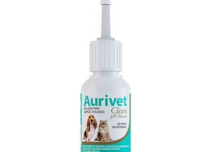 Aurivet® Clean pH Neutro Solução Otológica 50 mL