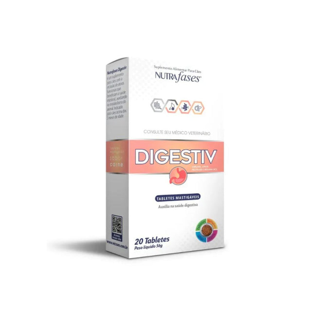 Suplemento Nutrafases Digestiv para Cães e Gatos