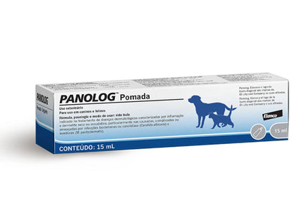 Panolog Pomada Tópica para Cães e Gatos 15ml