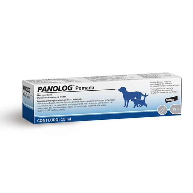 Panolog Pomada Tópica para Cães e Gatos 15ml