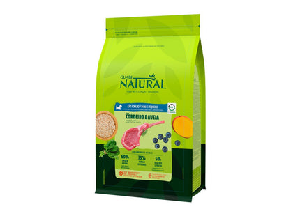 Ração Guabi Natural para Cães Adultos Porte Pequeno Sabor Cordeiro e Aveia