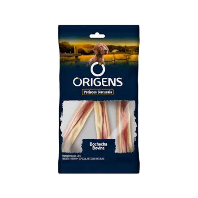 Origens PN Bochecha Bovina 30 g – Petisco Natural para Cães