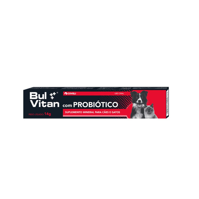Suplemento Coveli Bulvitan Probiotico 14g para Cães