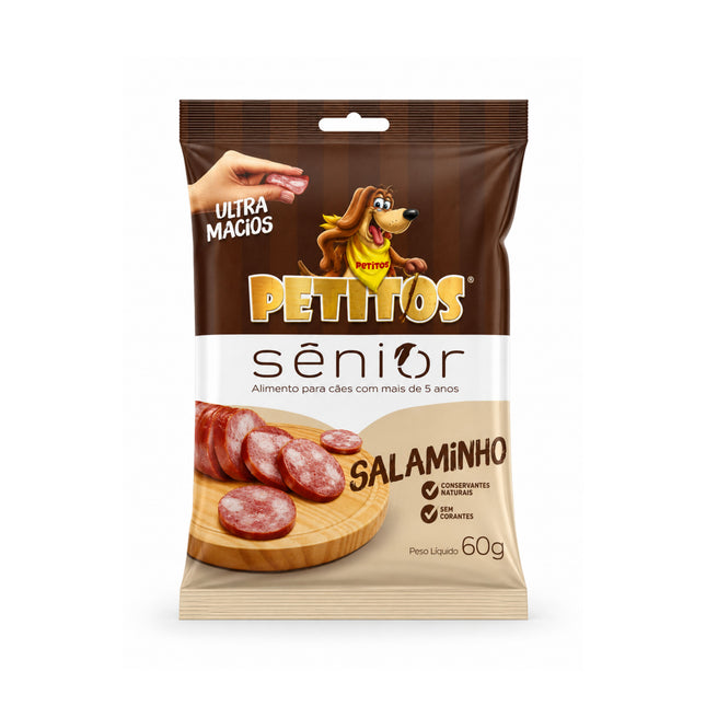 Petisco Petitos Salaminho Sênior 60g