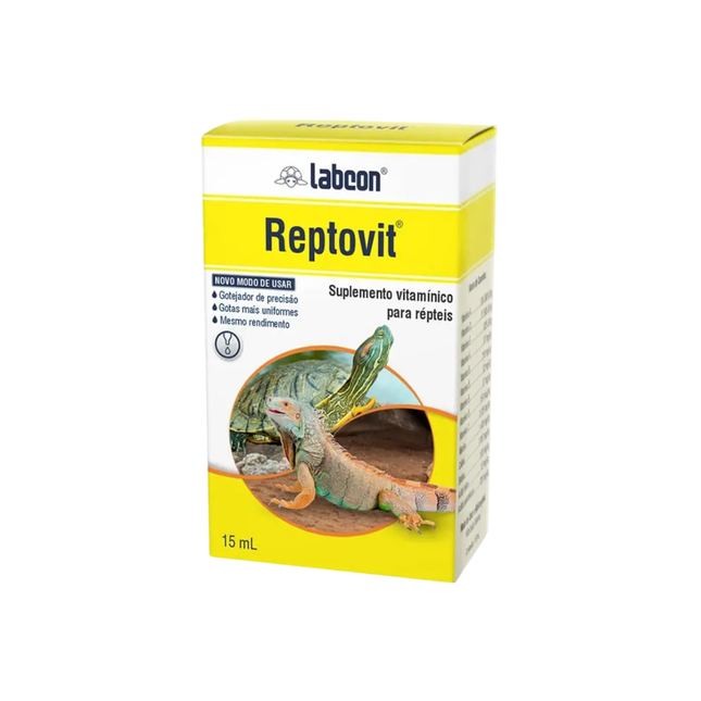 Labcon Reptovit 15 ml – Suplemento Vitamínico para Répteis