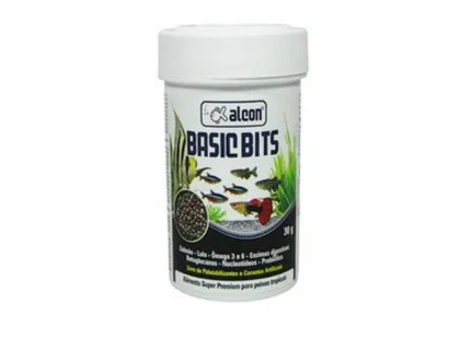 Alcon Basic Bits 30 g – Ração Extrusada para Peixes Tropicais