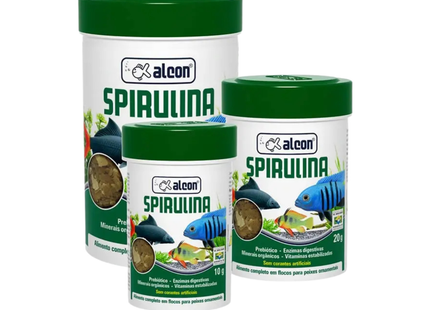 Alcon Spirulina Flakes – Ração em Flocos para Peixes Ornamentais