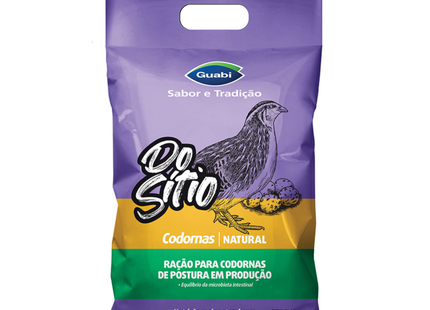Ração Do Sitio Para Codornas Natural Farelada
