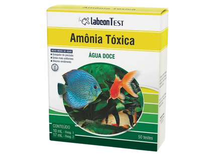 Labcon Test Amônia Tóxica Água Doce – 50 Testes