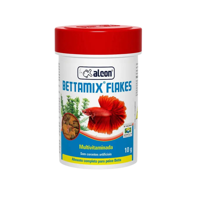 Alcon Betta Mix 10 g – Ração em Flocos para Peixes Betta