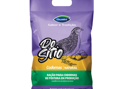 Ração Do Sítio Para Codornas Natural Triturada
