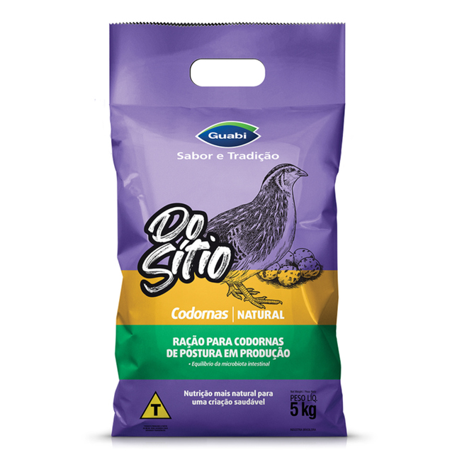 Ração Do Sítio Para Codornas Natural Triturada