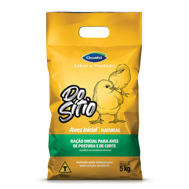 Ração Do Sitio Natural Para Aves Inicial Farelada