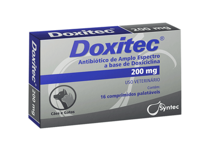 Doxitec – Antibiótico oral para Cães e Gatos (50 mg / 100 mg / 200 mg)