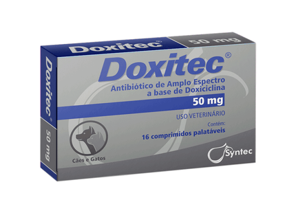 Doxitec – Antibiótico oral para Cães e Gatos (50 mg / 100 mg / 200 mg)