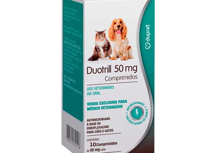 Antibiótico Duprat Duotril 50mg para Cães