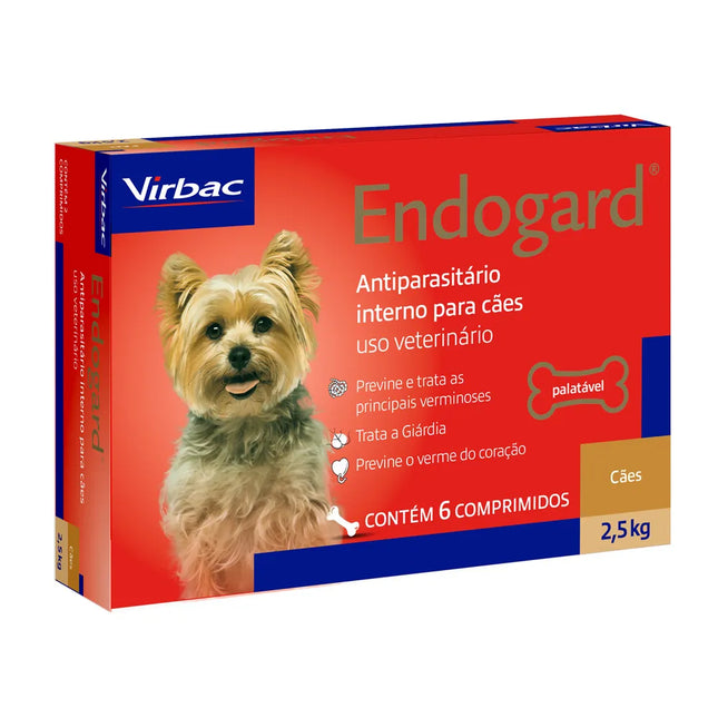Endogard 2,5 kg – Vermífugo Interno para Cães até 2,5 kg