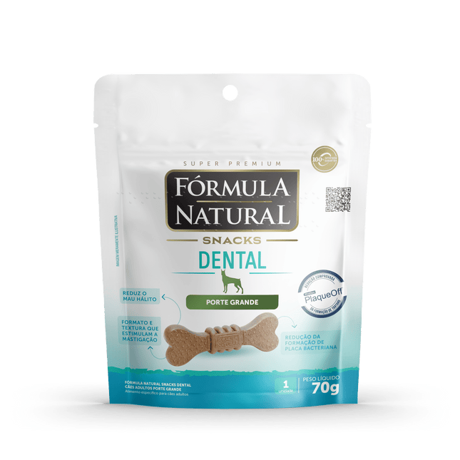 Biscoito Fórmula Natural Dental Cachorro Grande Porte Dental 70g