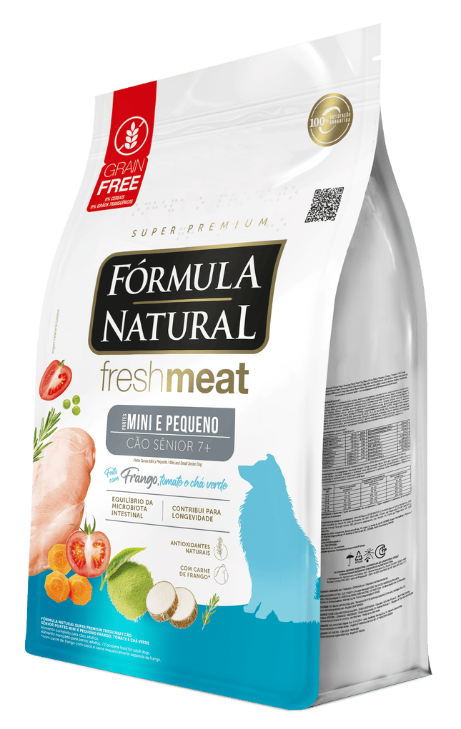 Ração Seca Fórmula Natural Fresh Meat para Cachorros Sênior de Porte Pequeno