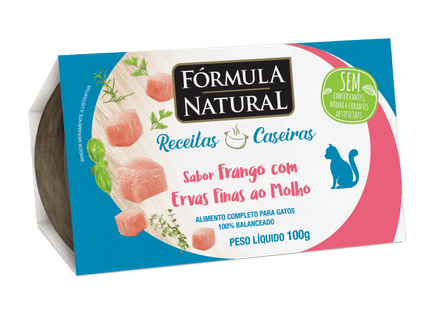 Ração Úmida Fórmula Natural Receitas Caseiras Gatos Adultos Sabores