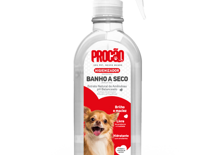 Banho a Seco Procão 500 ml – Limpeza Rápida sem Água