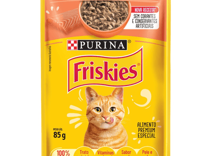 Friskies Sachê ao Molho Gatos Adultos 85 g – Sabores